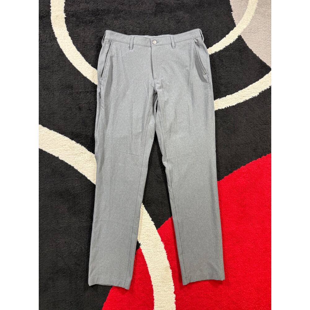 Bluffworks Pants Mens 33x34 Gray Envoy Lightweight Travel Performance Slim